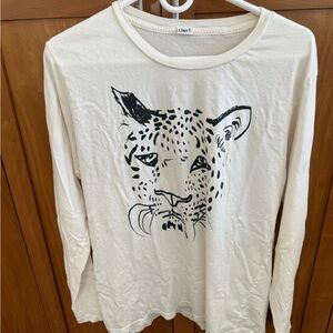 Clare V Cream Long Sleeve Top x Anthropologie